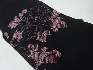 絞り牡丹模様名古屋帯